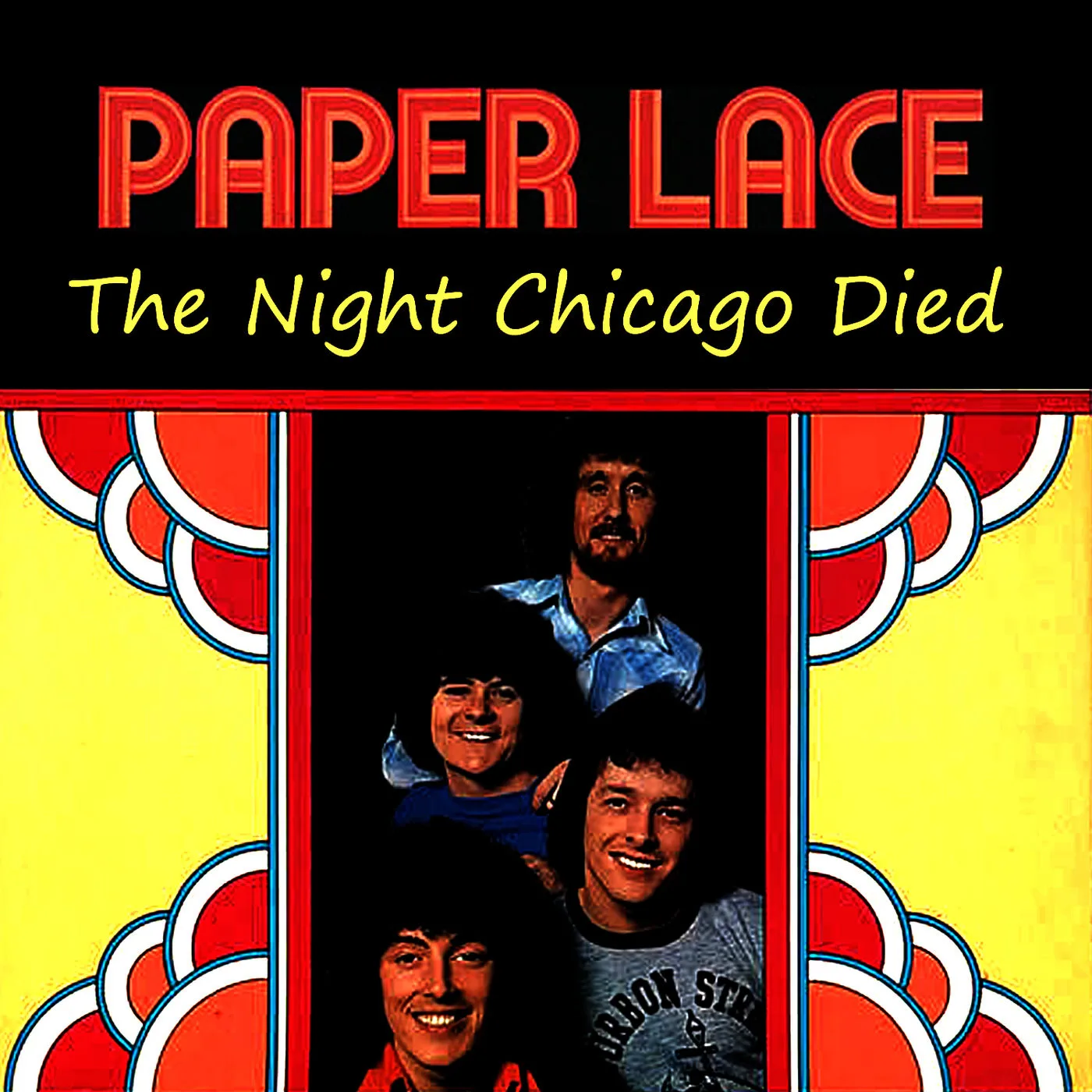 Official album cover art for the release The Night Chicago Died by Paper Lace