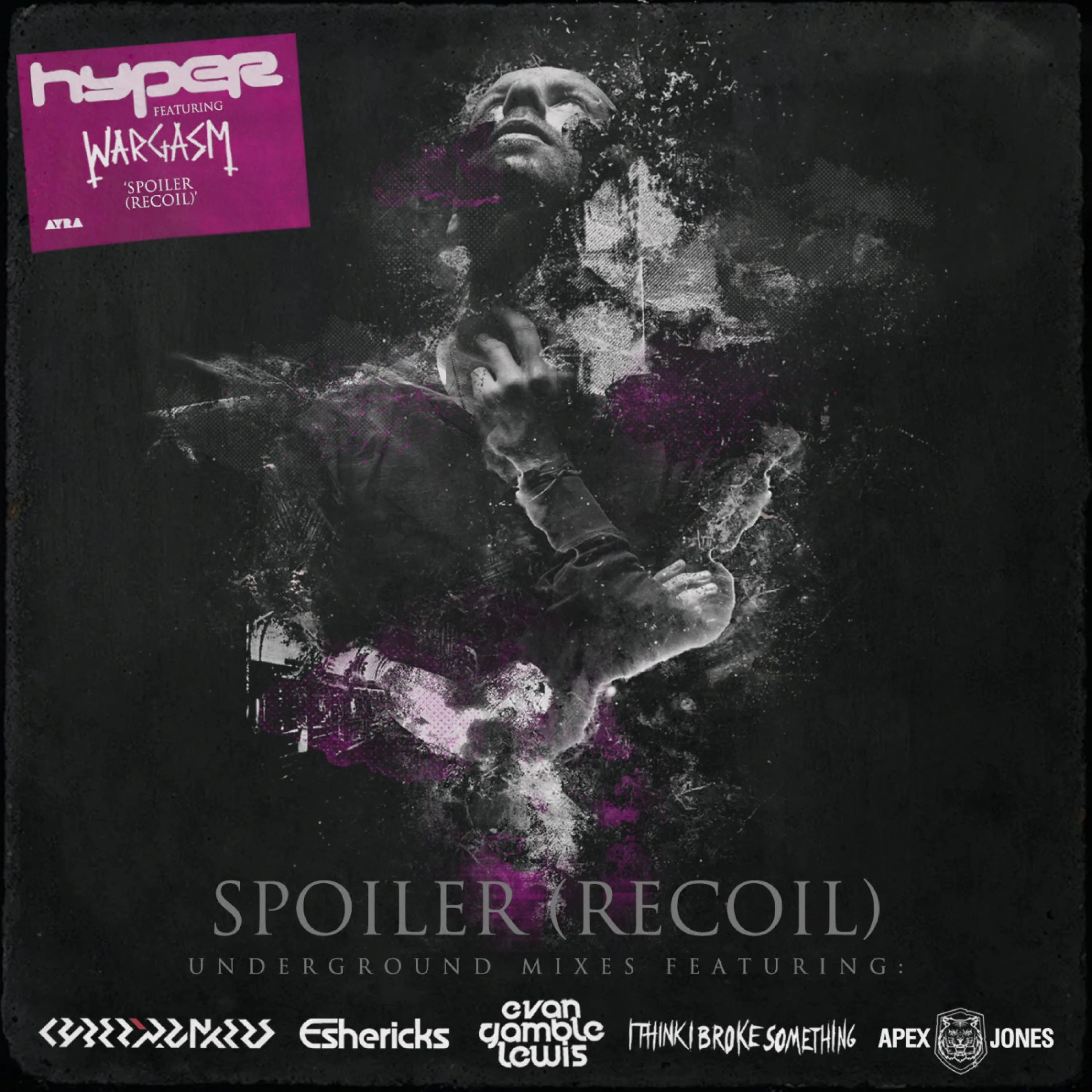Official album cover art for the release Spoiler (Recoil) - Underground Remixes by WARGASM