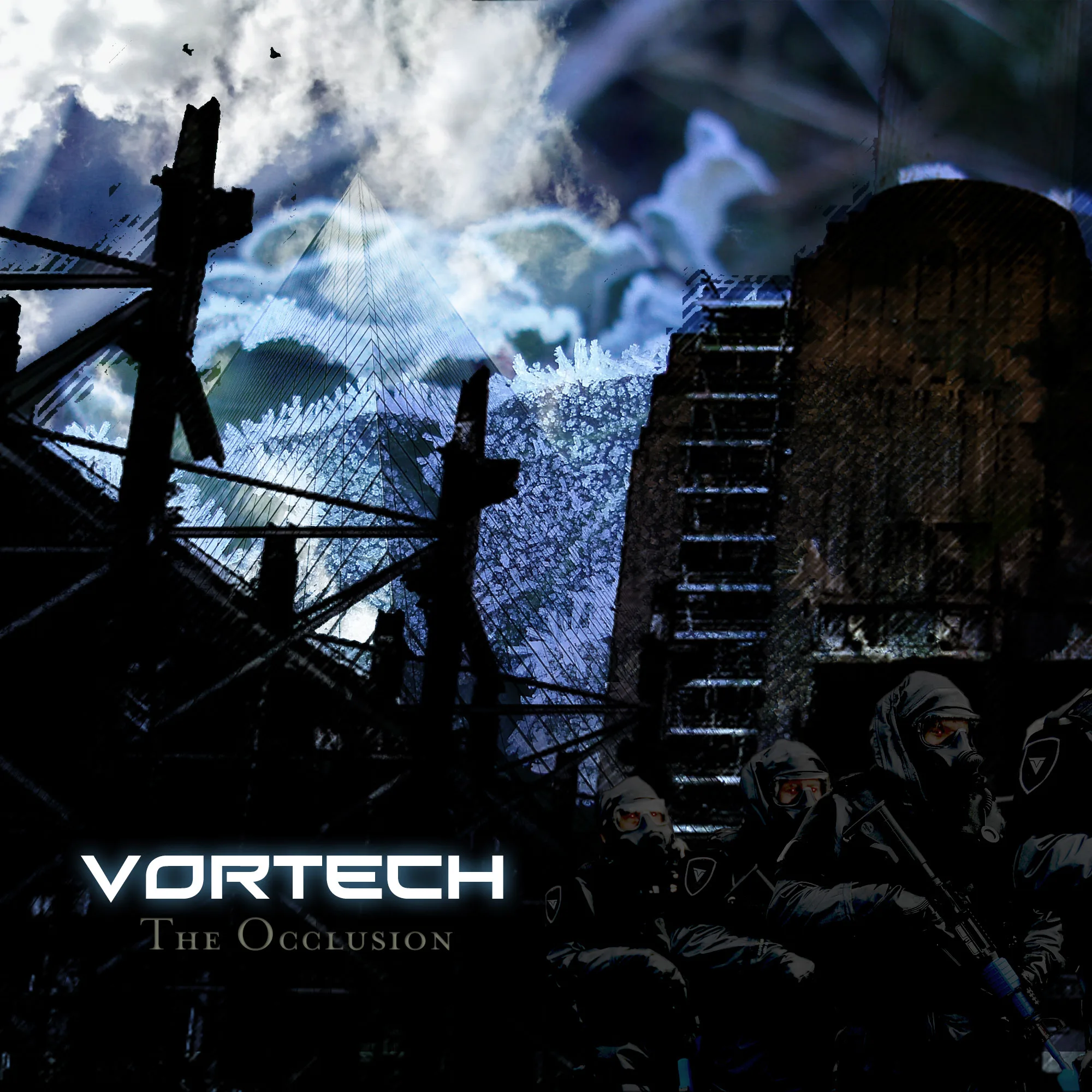 Official album cover art for the release The Occlusion by Vortech