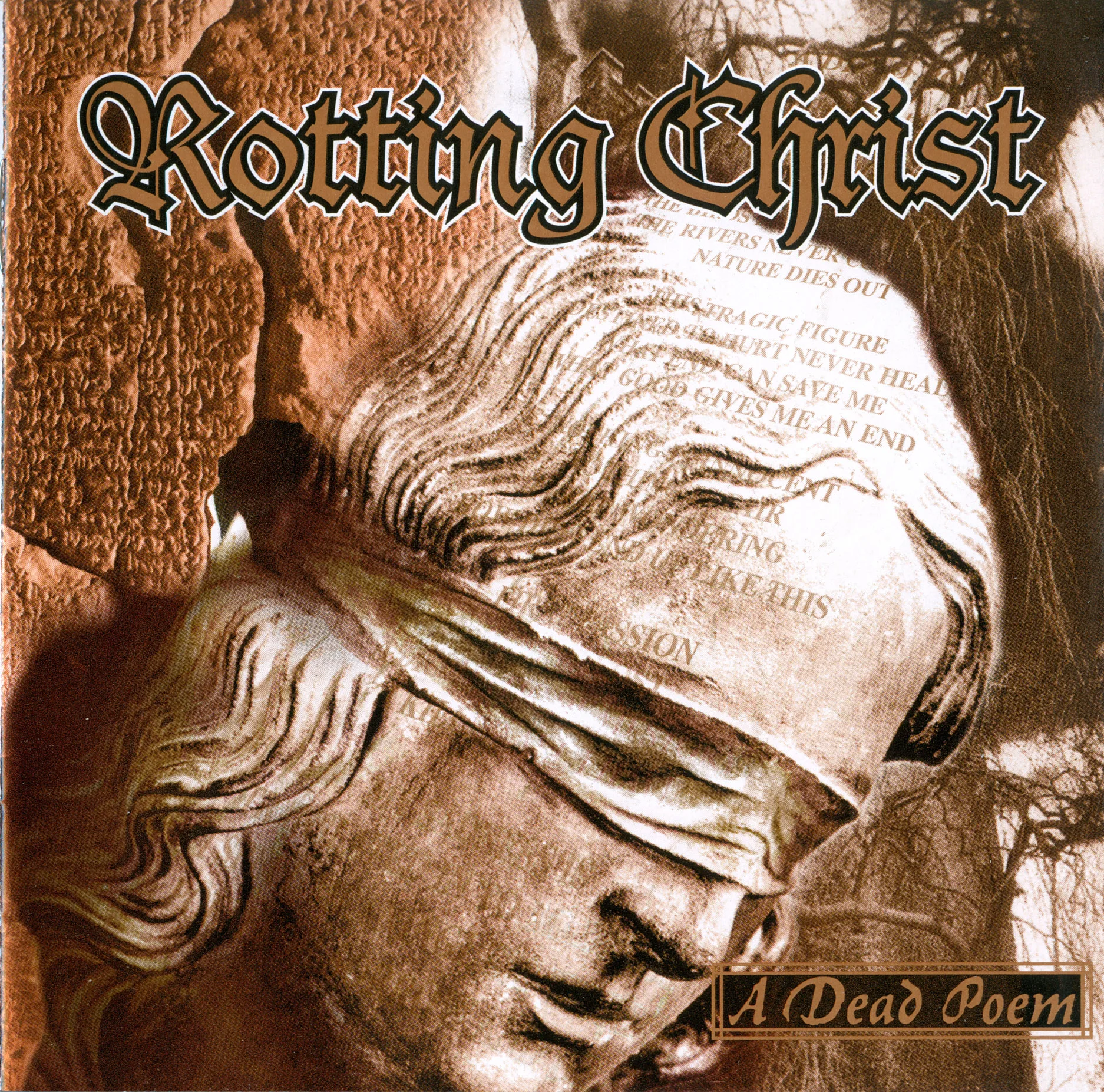 Official album cover art for the release A Dead Poem by Rotting Christ