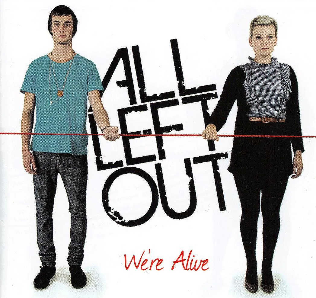 Official album cover art for the release We’re Alive by All Left Out