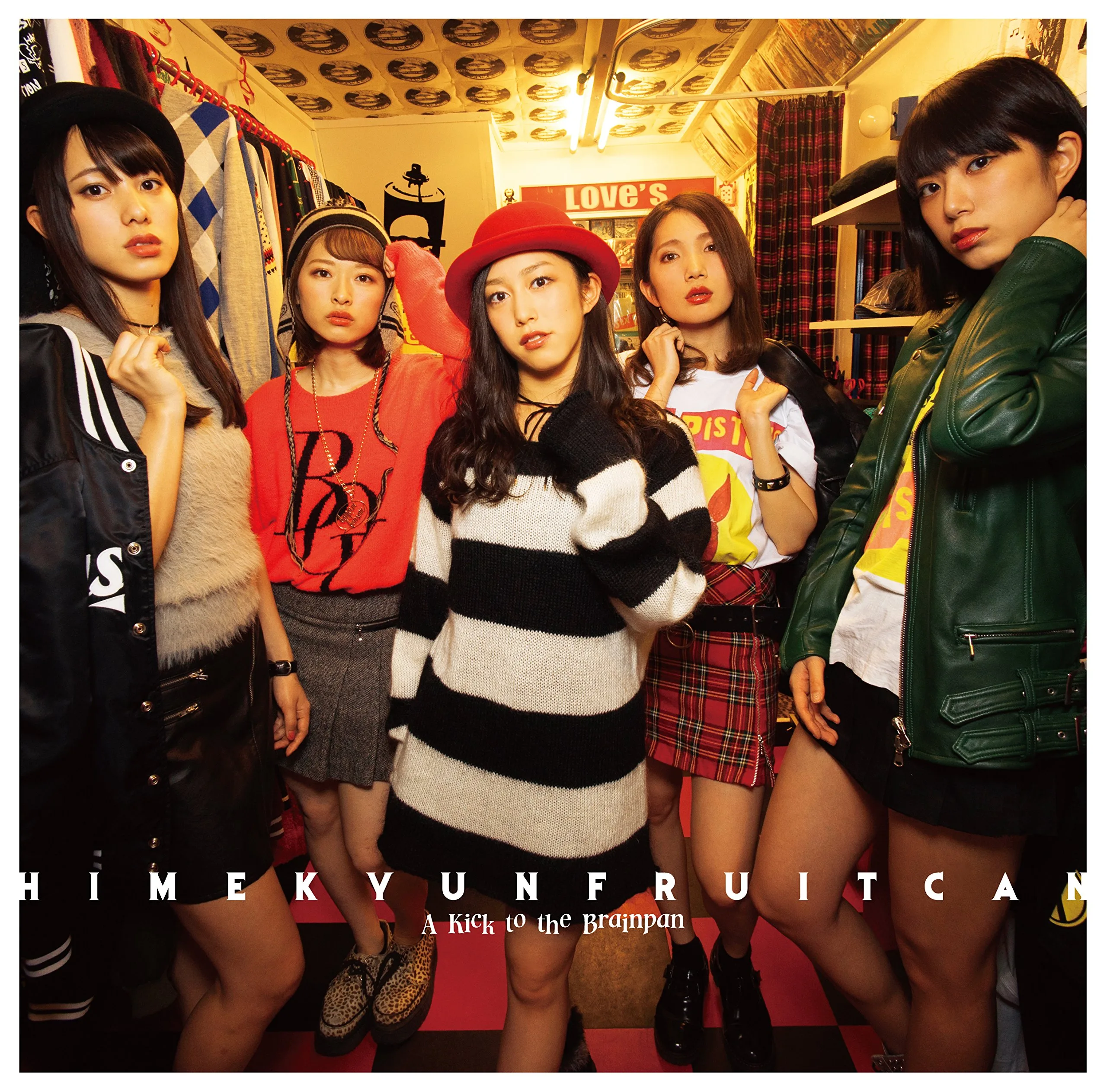 Official album cover art for the release 脳天ドロップ〜Present For HIMEKYUN〜 by ひめキュンフルーツ缶