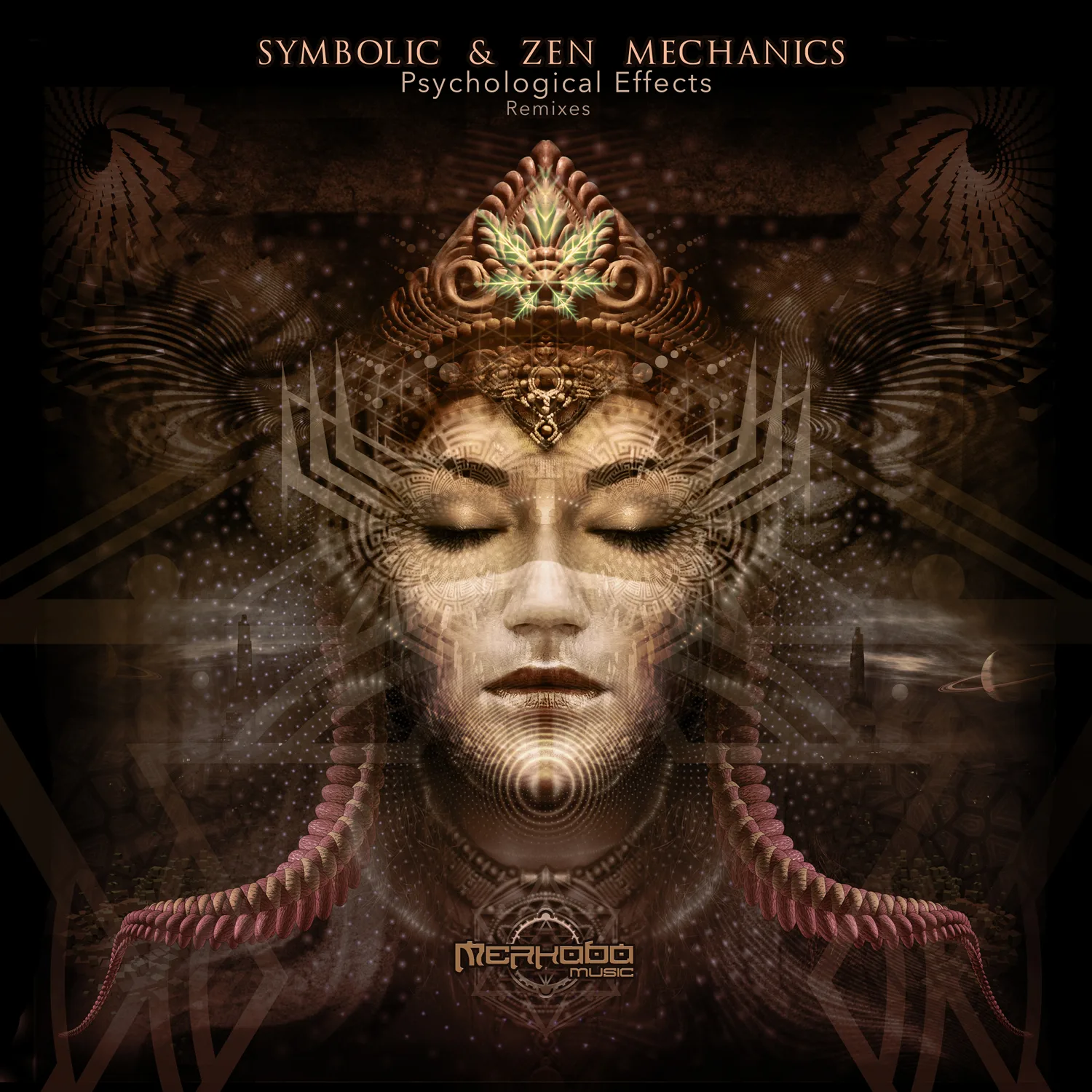 Official album cover art for the release Psychological Effects - Remixes by Symbolic