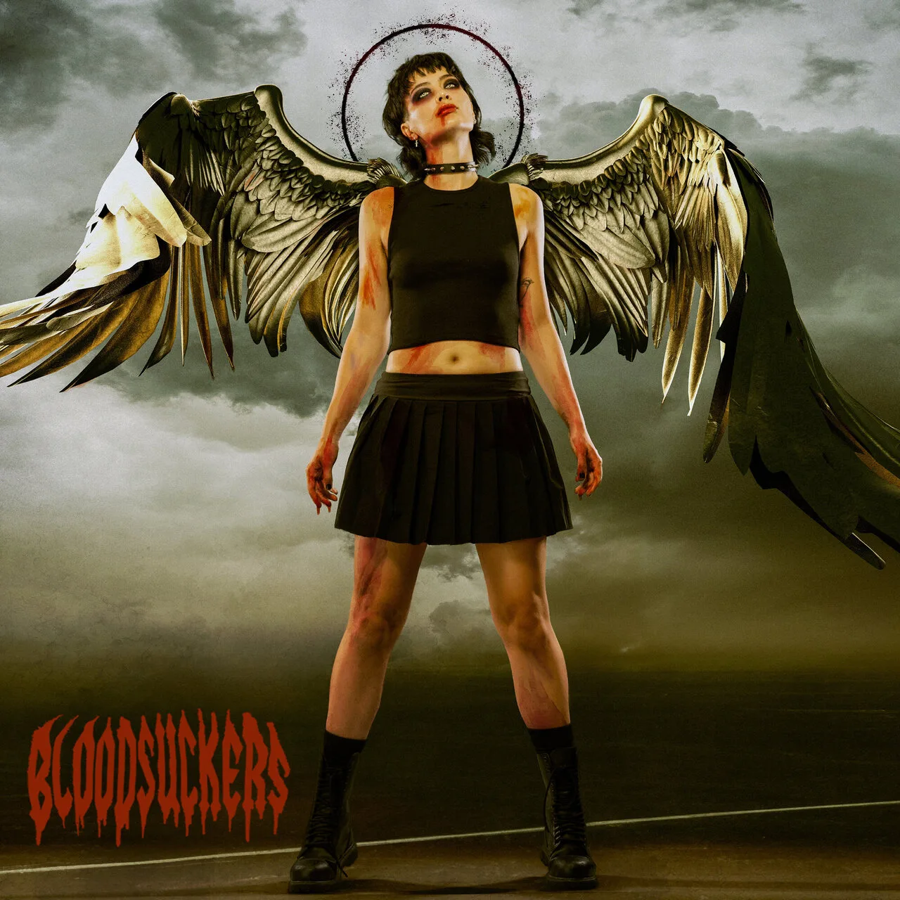 Official album cover art for the release Bloodsuckers by Saint Agnes