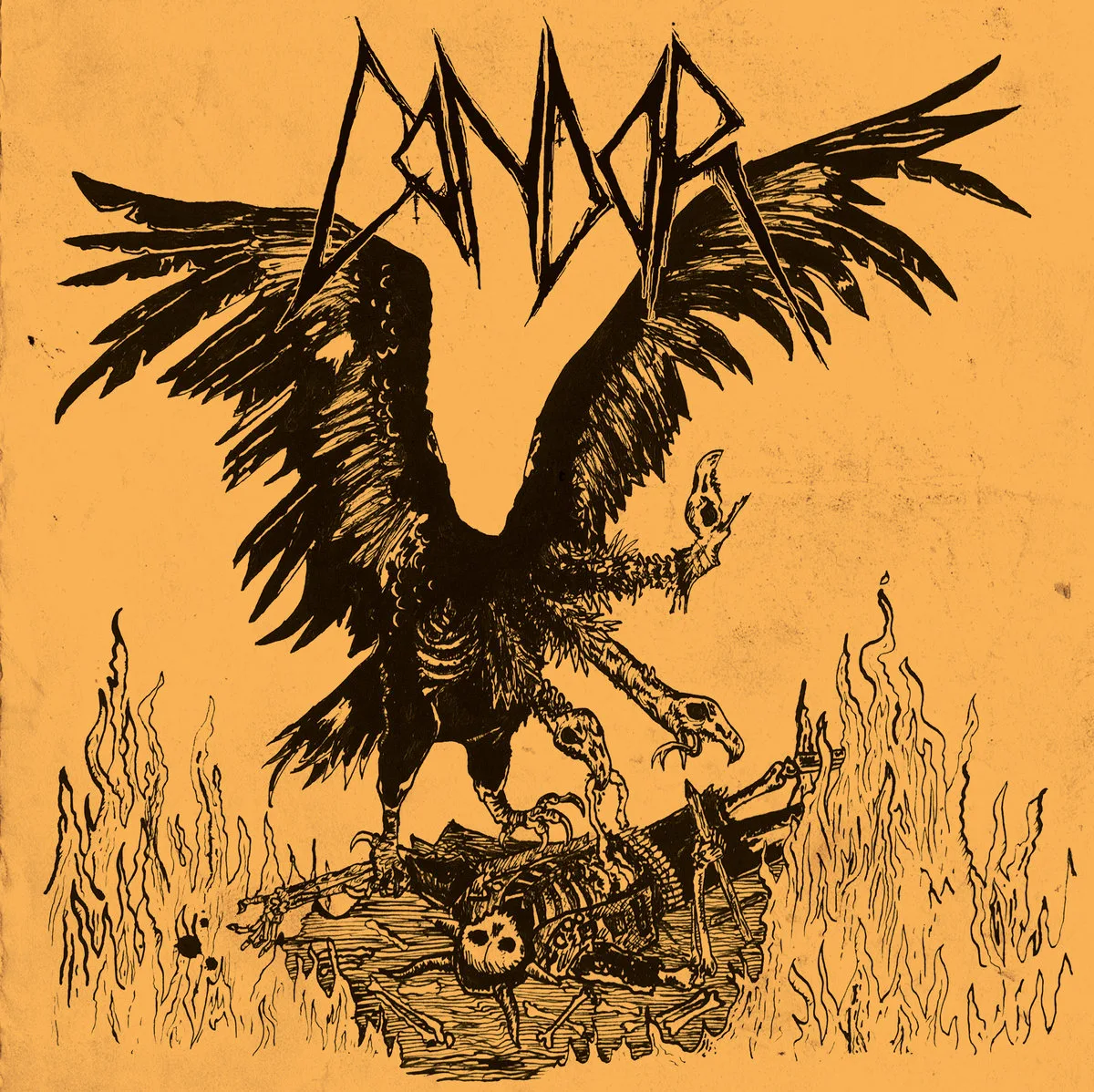 Official album cover art for the release Victims of Burning Death by Töxik Death