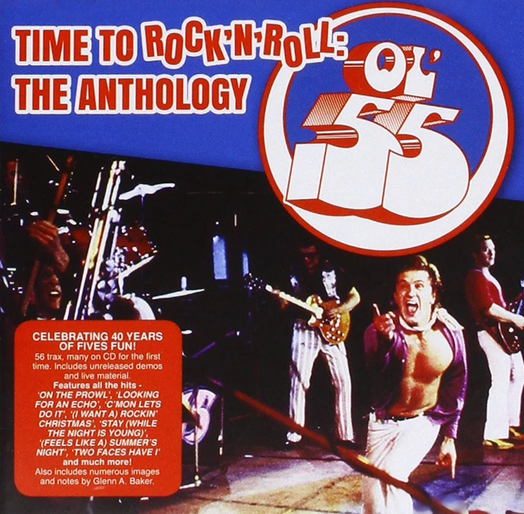 Official album cover art for the release Time To Rock 'n' Roll: The Anthology by Ol’ 55