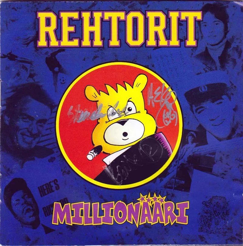 Official album cover art for the release Millionääri by Rehtorit