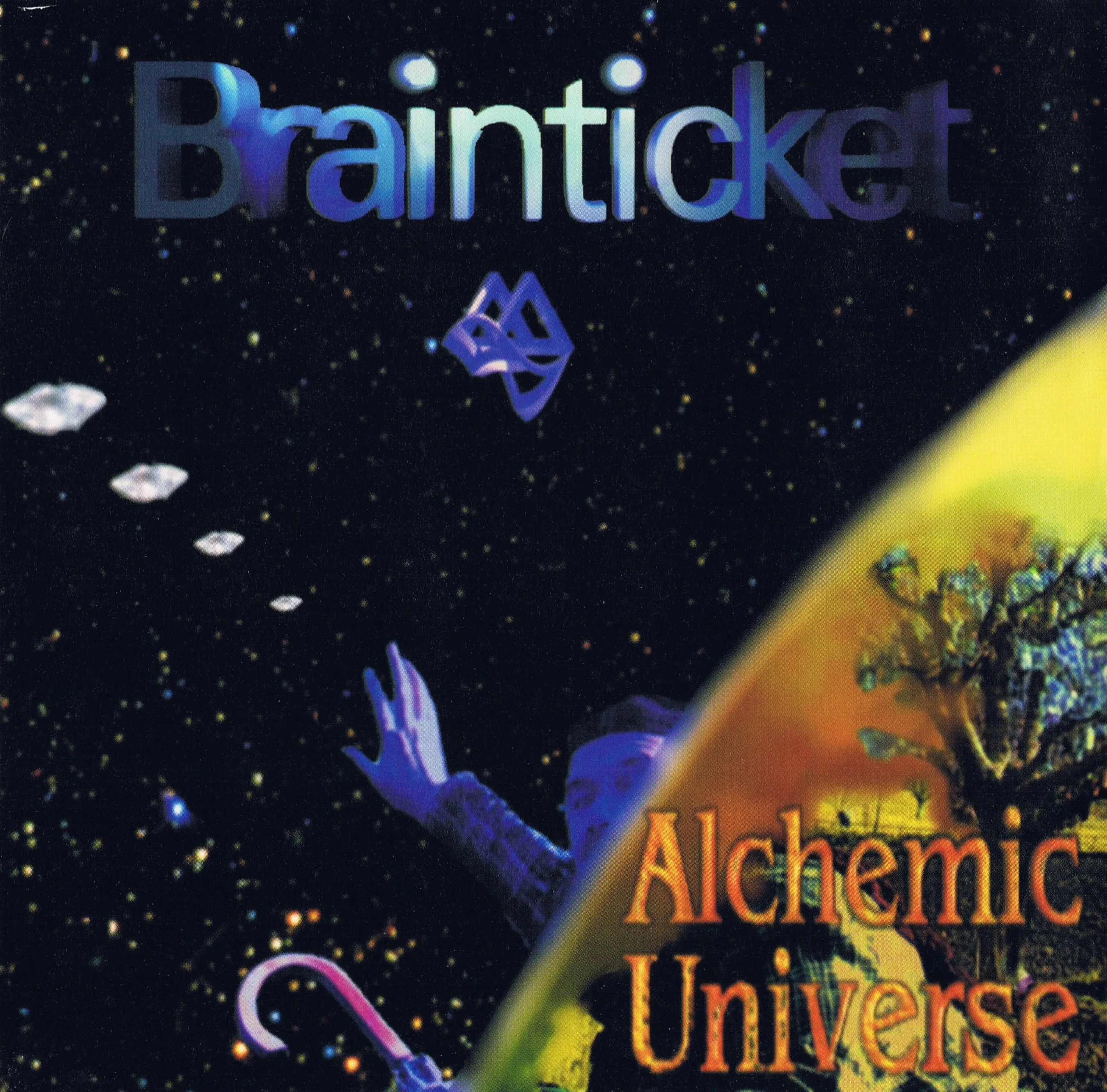 Official album cover art for the release Alchemic Universe by Brainticket