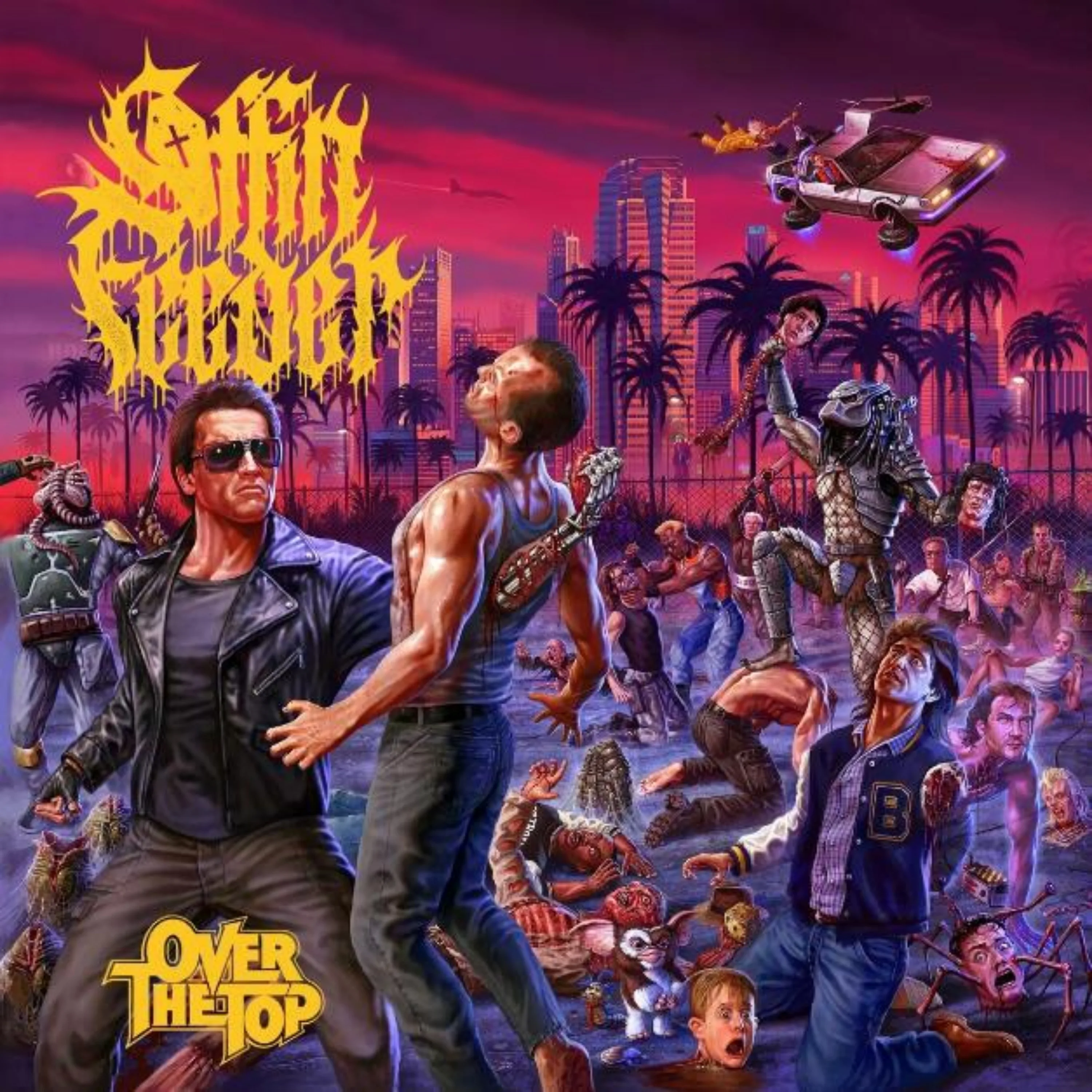 Official album cover art for the release Over the Top by Coffin Feeder