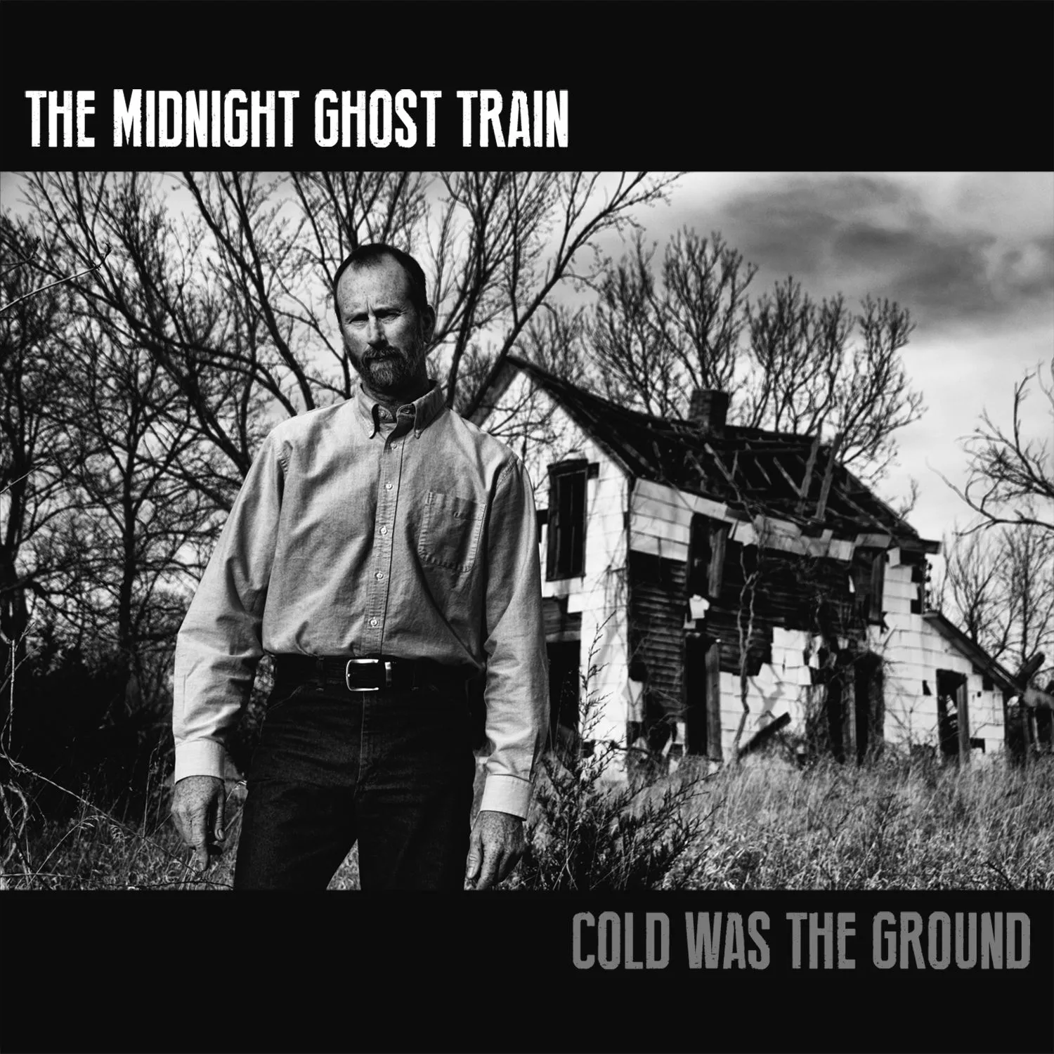 Official album cover art for the release Cold Was the Ground by The Midnight Ghost Train