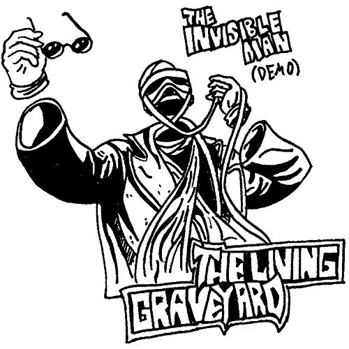 Official album cover art for the release The Invisible Man by The Living Graveyard