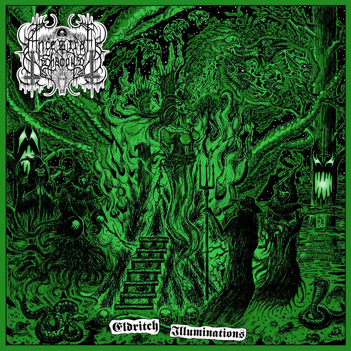 Official album cover art for the release Eldritch Illuminations by Ancestral Shadows