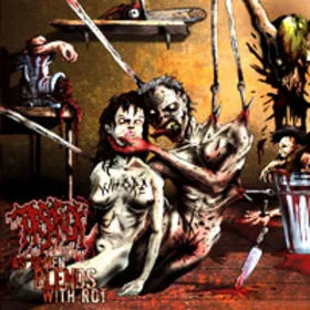 Official album cover art for the release As Semen Blends to Rot by Torsofuck