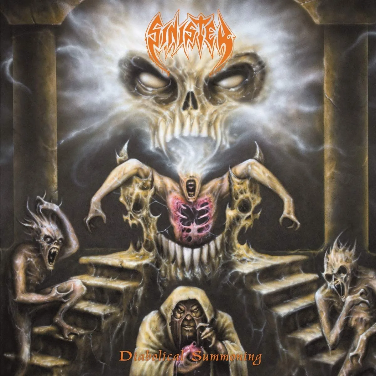 Official album cover art for the release Diabolical Summoning by Sinister