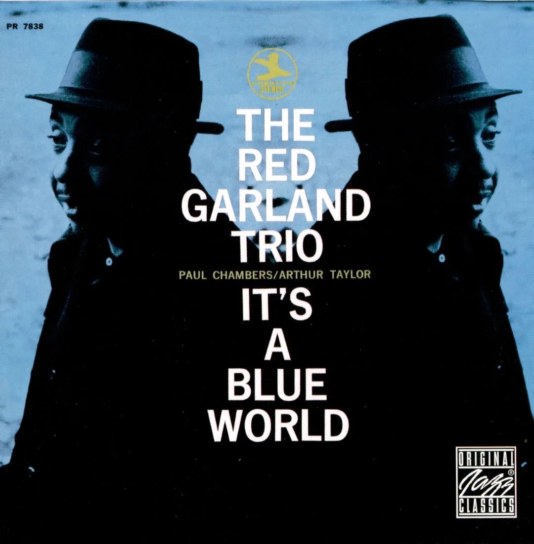 Official album cover art for the release It's a Blue World by Red Garland Trio