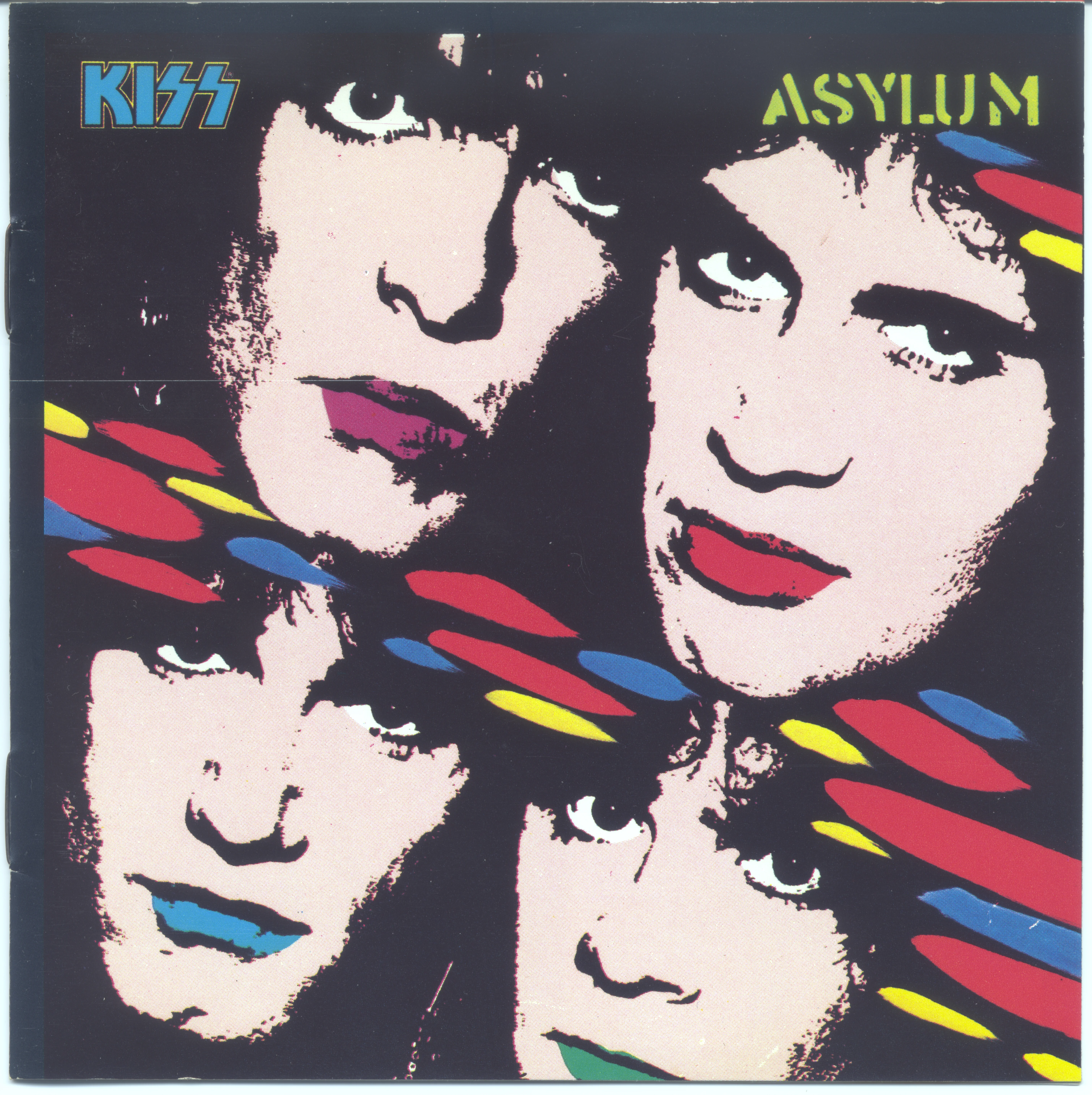 King of the Mountain song track artwork featured on the album Asylum by KISS