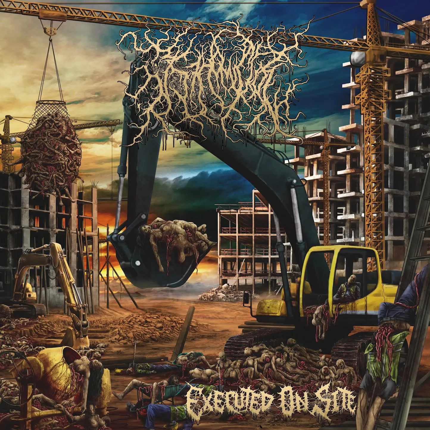 Official album cover art for the release Executed on Site by .357 Homicide
