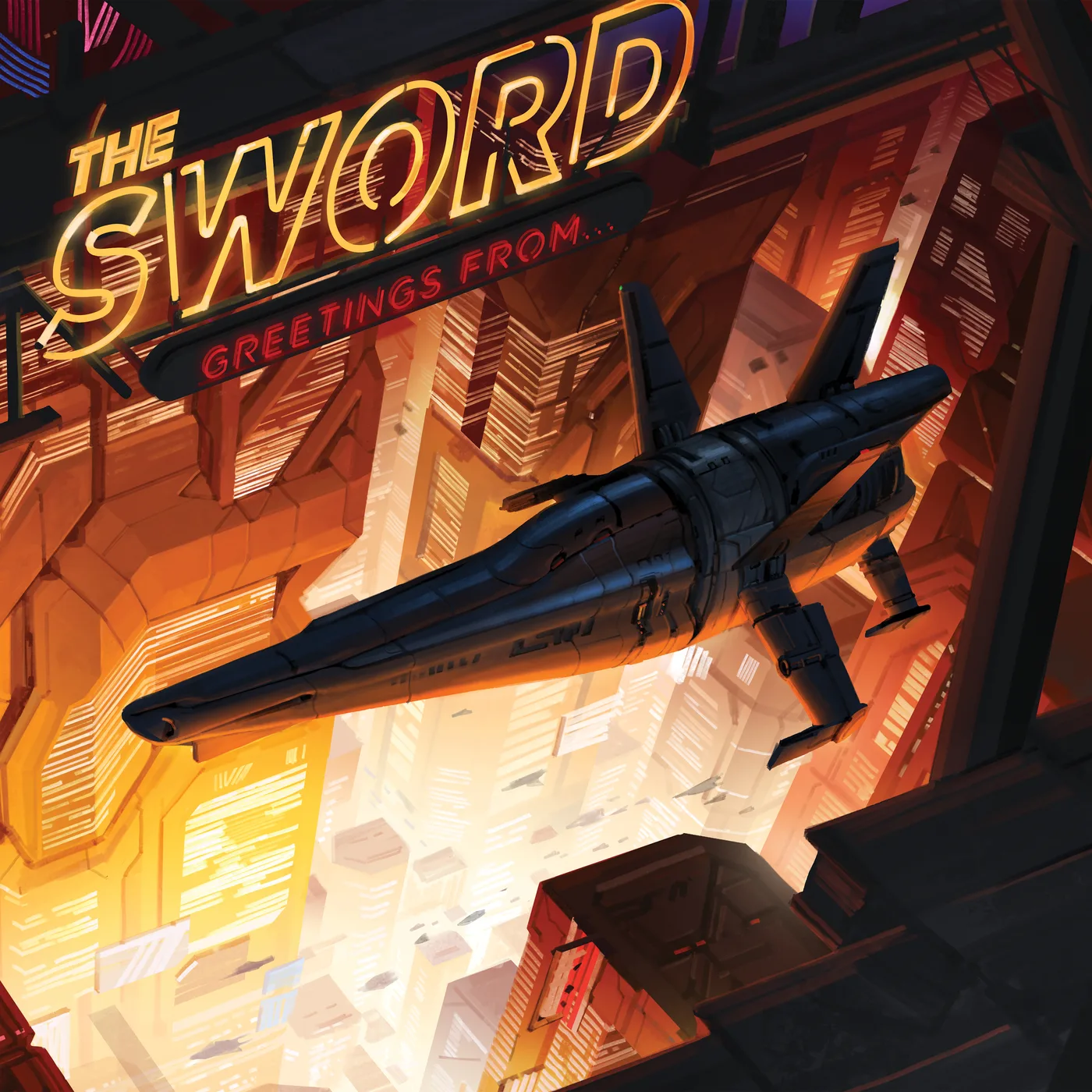 Official album cover artwork for Greetings From... by The Sword