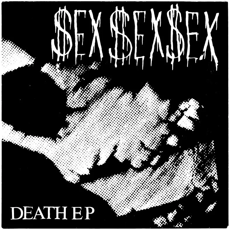 Official album cover art for the release Death EP by Sex Sex Sex