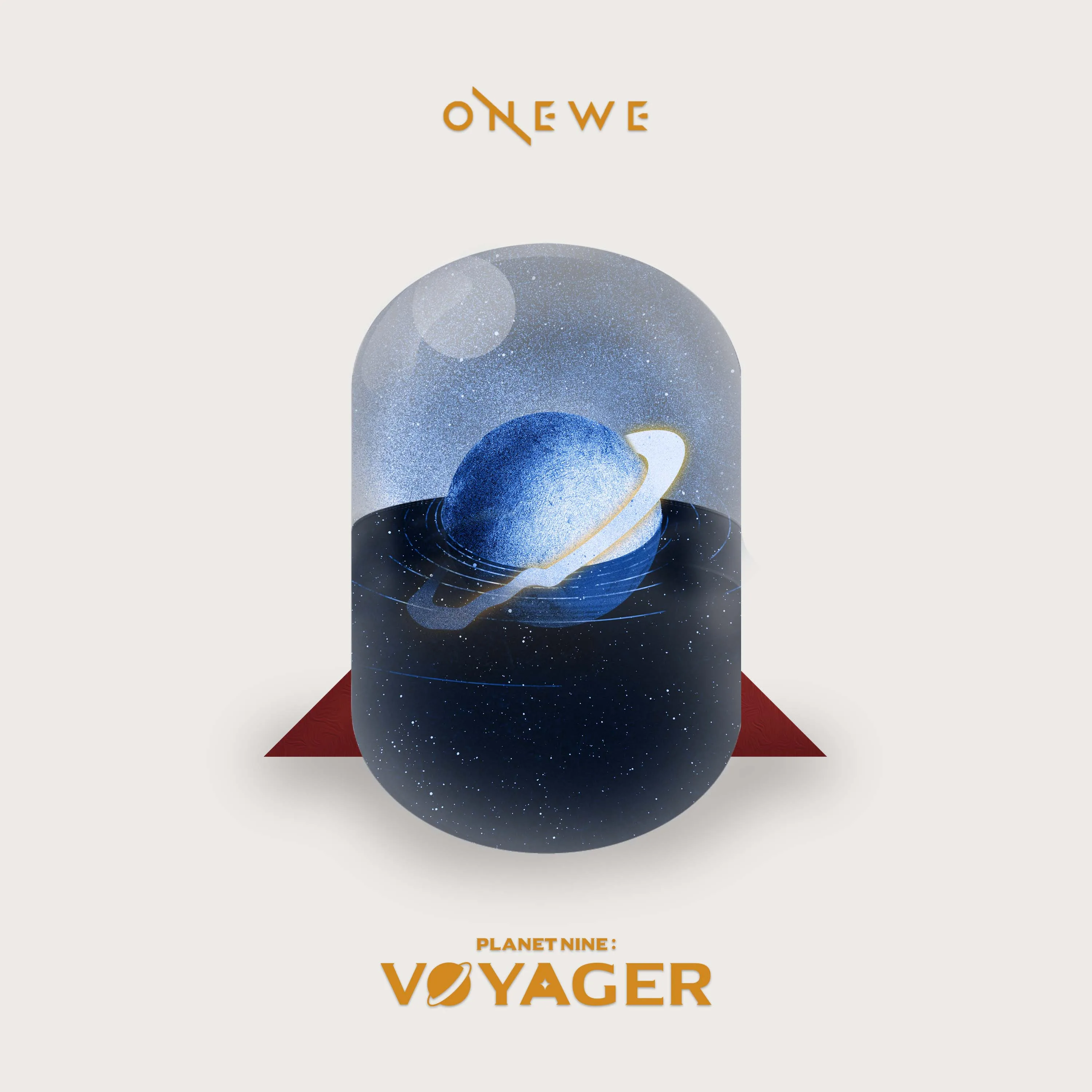 Official album cover art for the release Planet Nine : VOYAGER by ONEWE