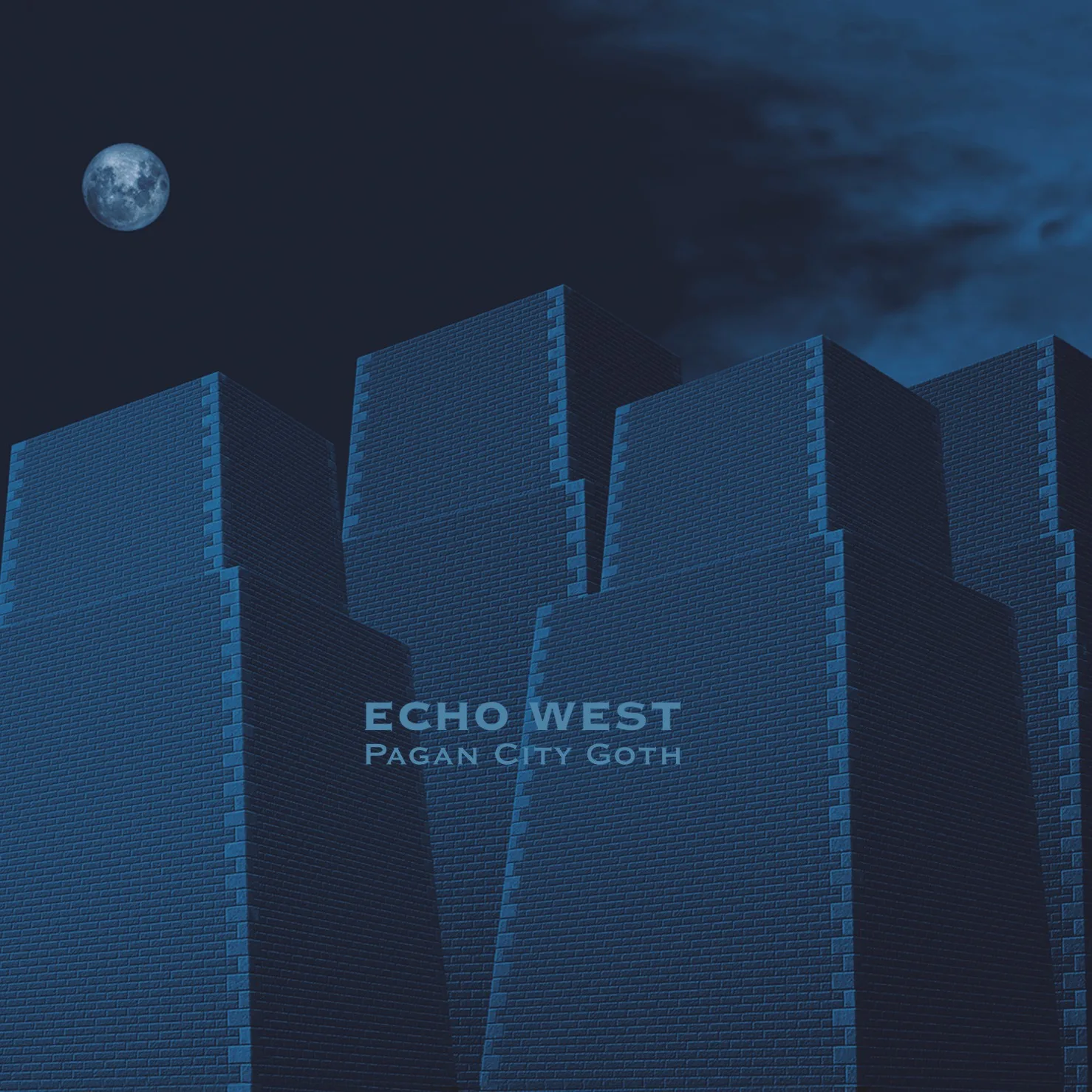 Official album cover artwork for Pagan City Goth by Echo West