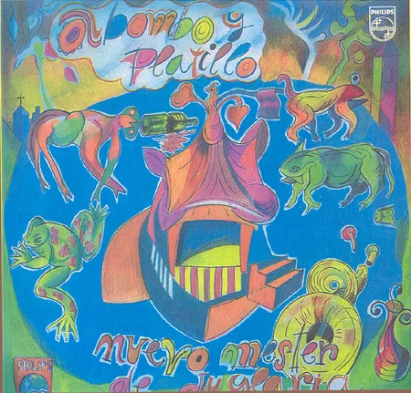 Official album cover art for the release A Bombo Y Platillo by Nuevo Mester de Juglaría