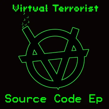 Official album cover art for the release Source Code EP by Virtual Terrorist