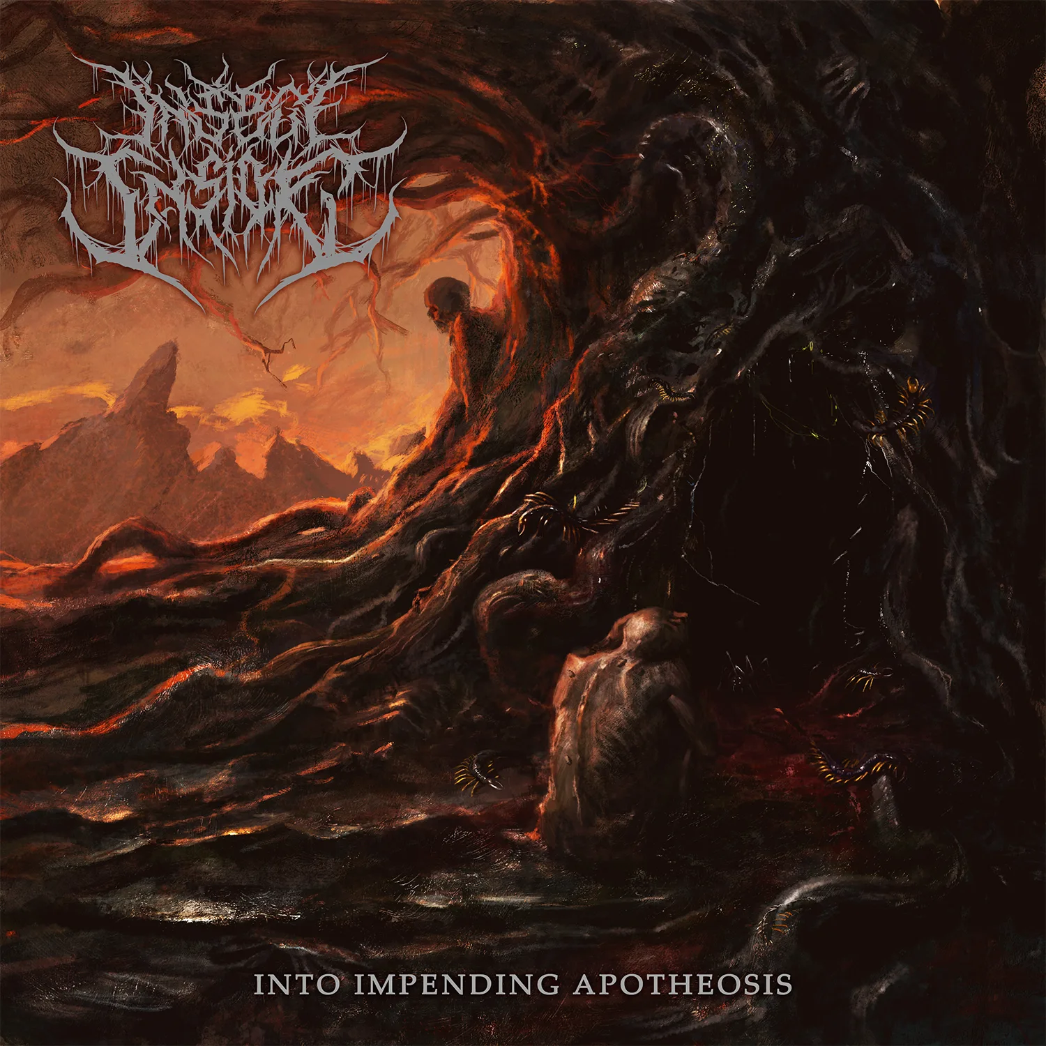 Official album cover art for the release Into Impending Apotheosis by Insect Inside