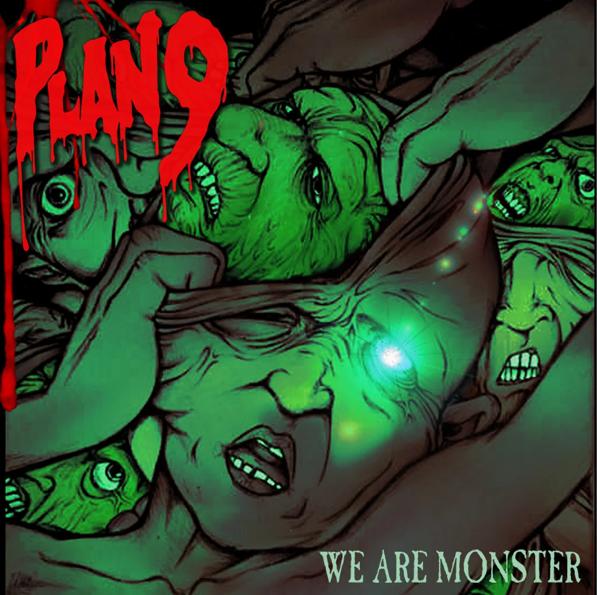 Official album cover art for the release We Are Monster by Plan9