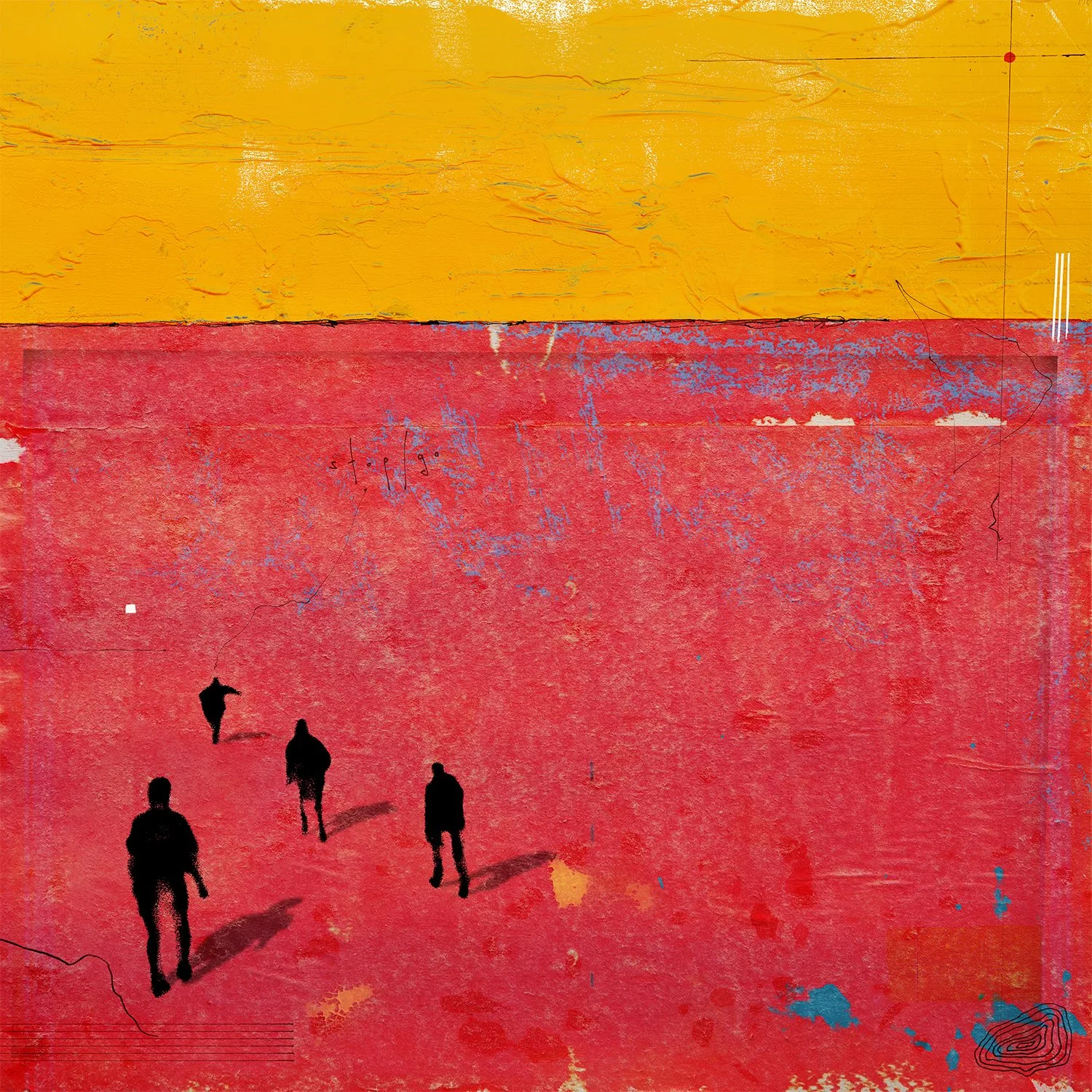Official album cover art for the release stop/go by Ok Goodnight