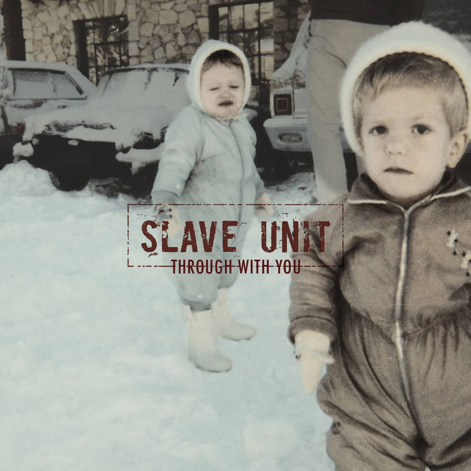 Official album cover art for the release Through With You by Slave Unit