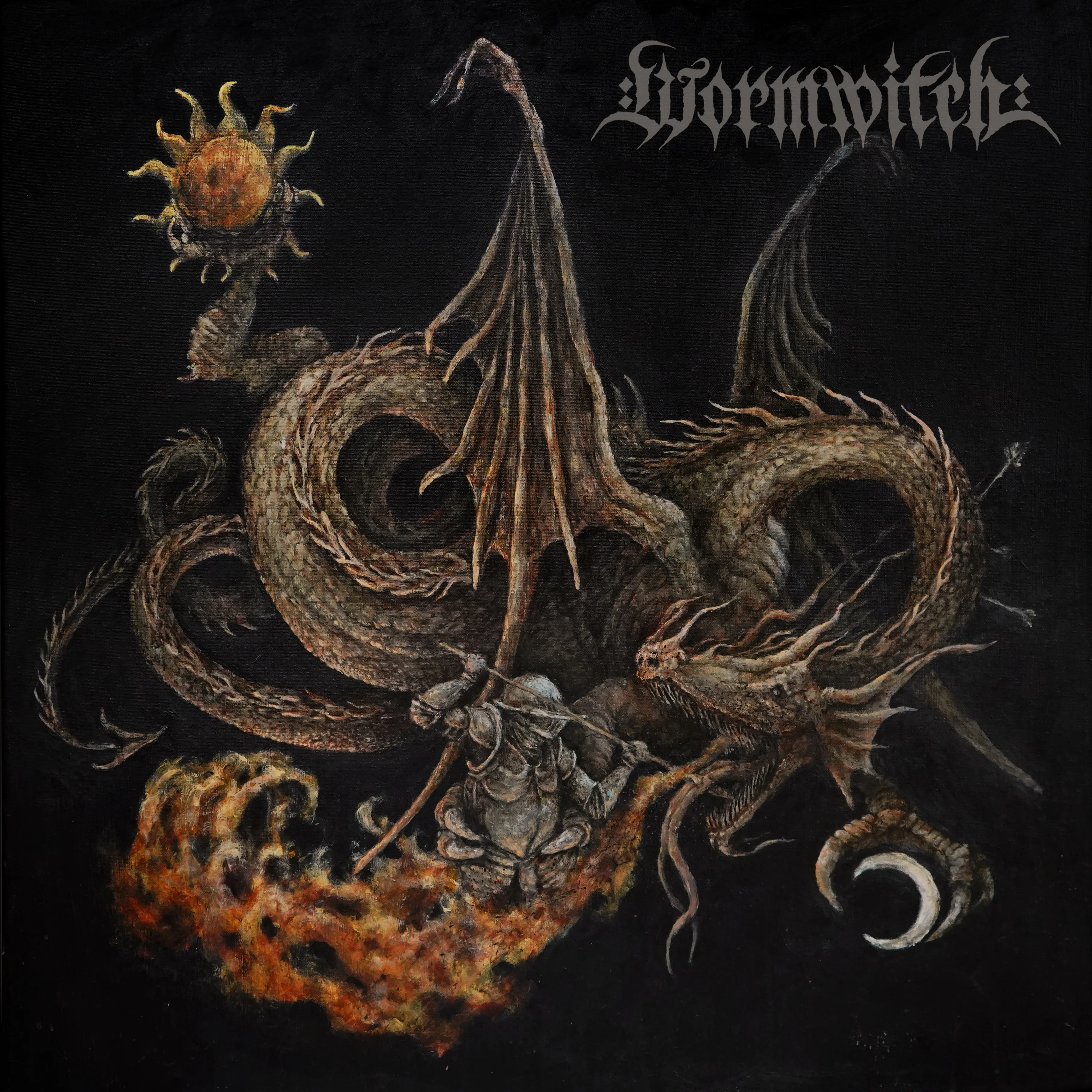 Official album cover art for the release Wormwitch by Wormwitch