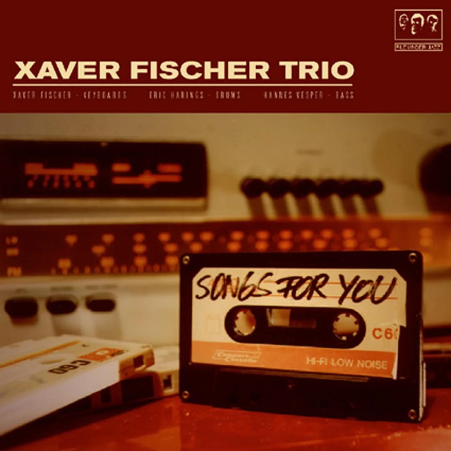 Official album cover art for the release Songs For You by Xaver Fischer Trio