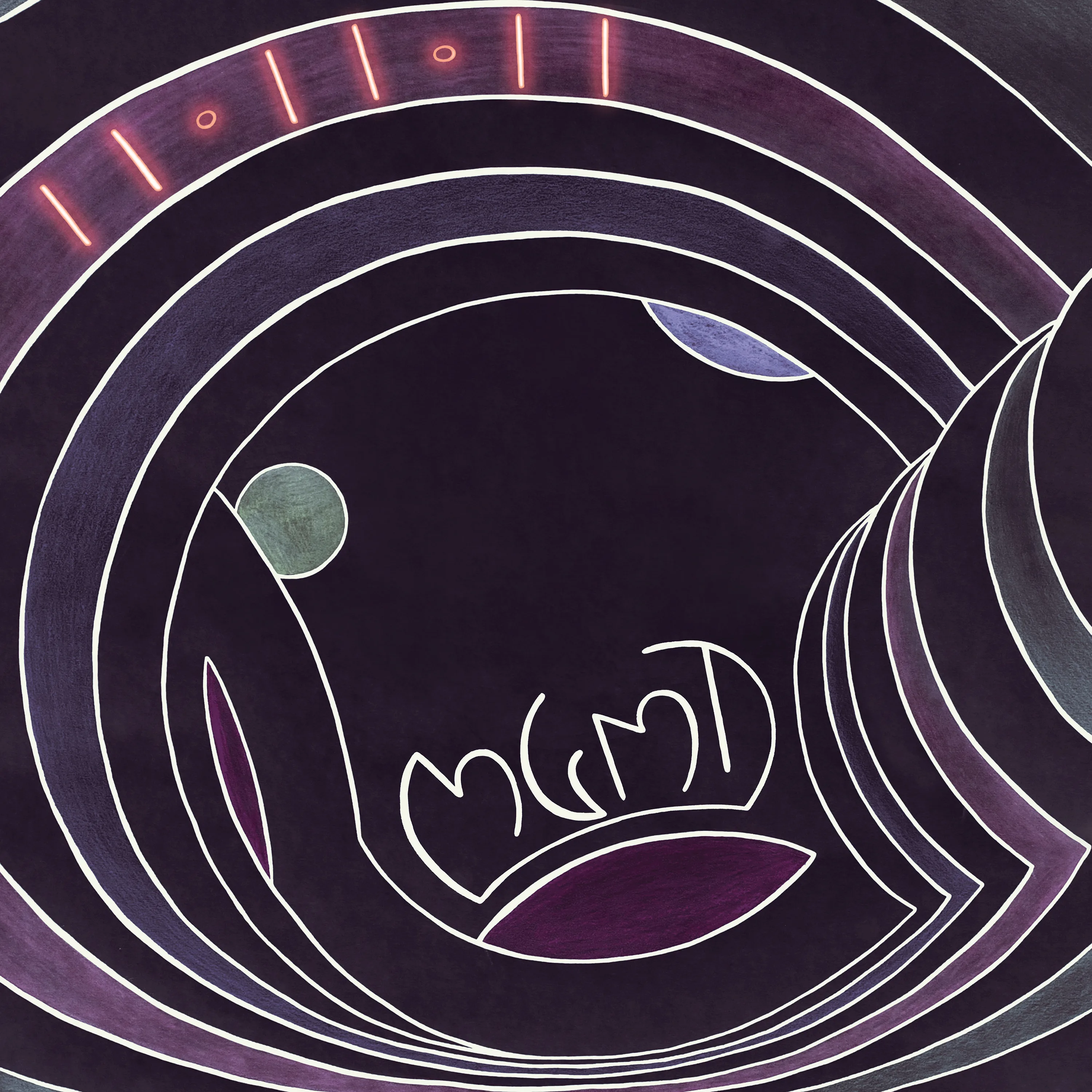 Interlude song track artwork featured on the album 11•11•11 by MGMT
