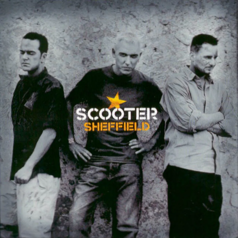 Official album cover art for the release Sheffield by Scooter