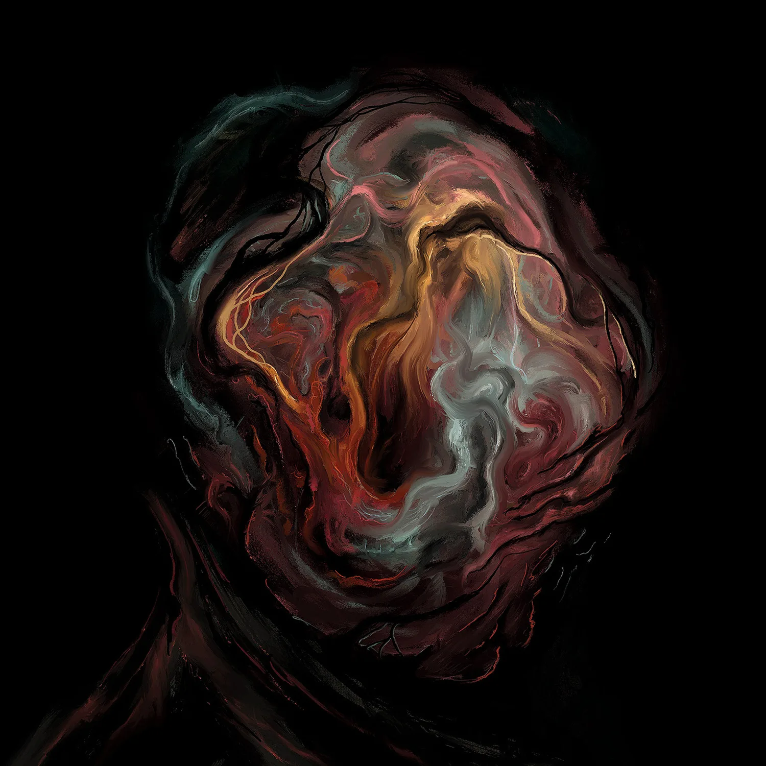 Official album cover art for the release Metal by Dead Neanderthals