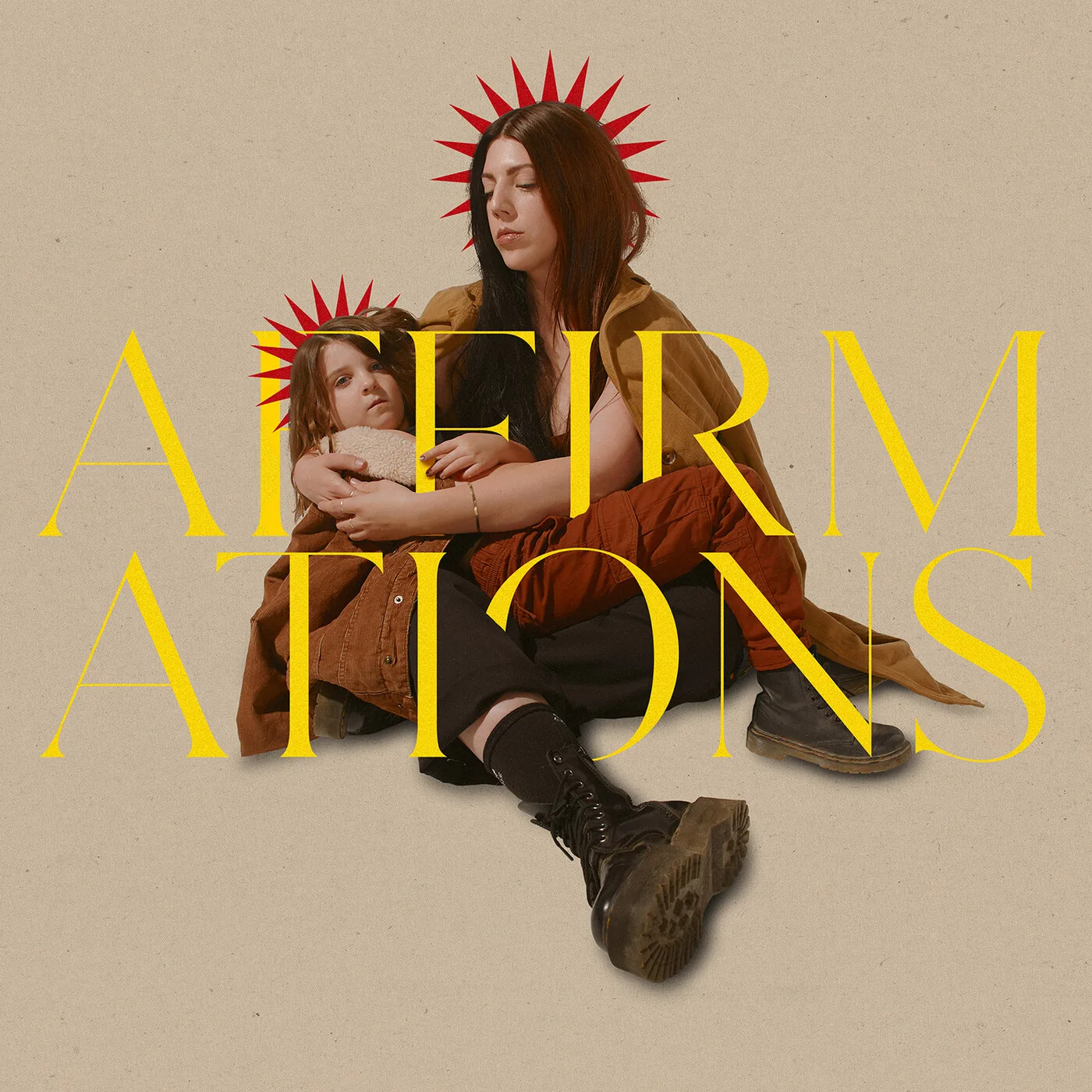 Official album cover art for the release AFFIRMATIONS by Echos