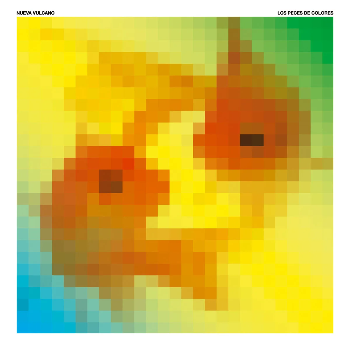 Official album cover art for the release Los peces de colores by Nueva Vulcano