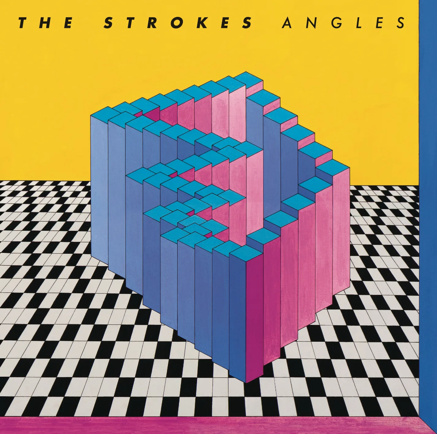Official album cover art for the release Angles by The Strokes