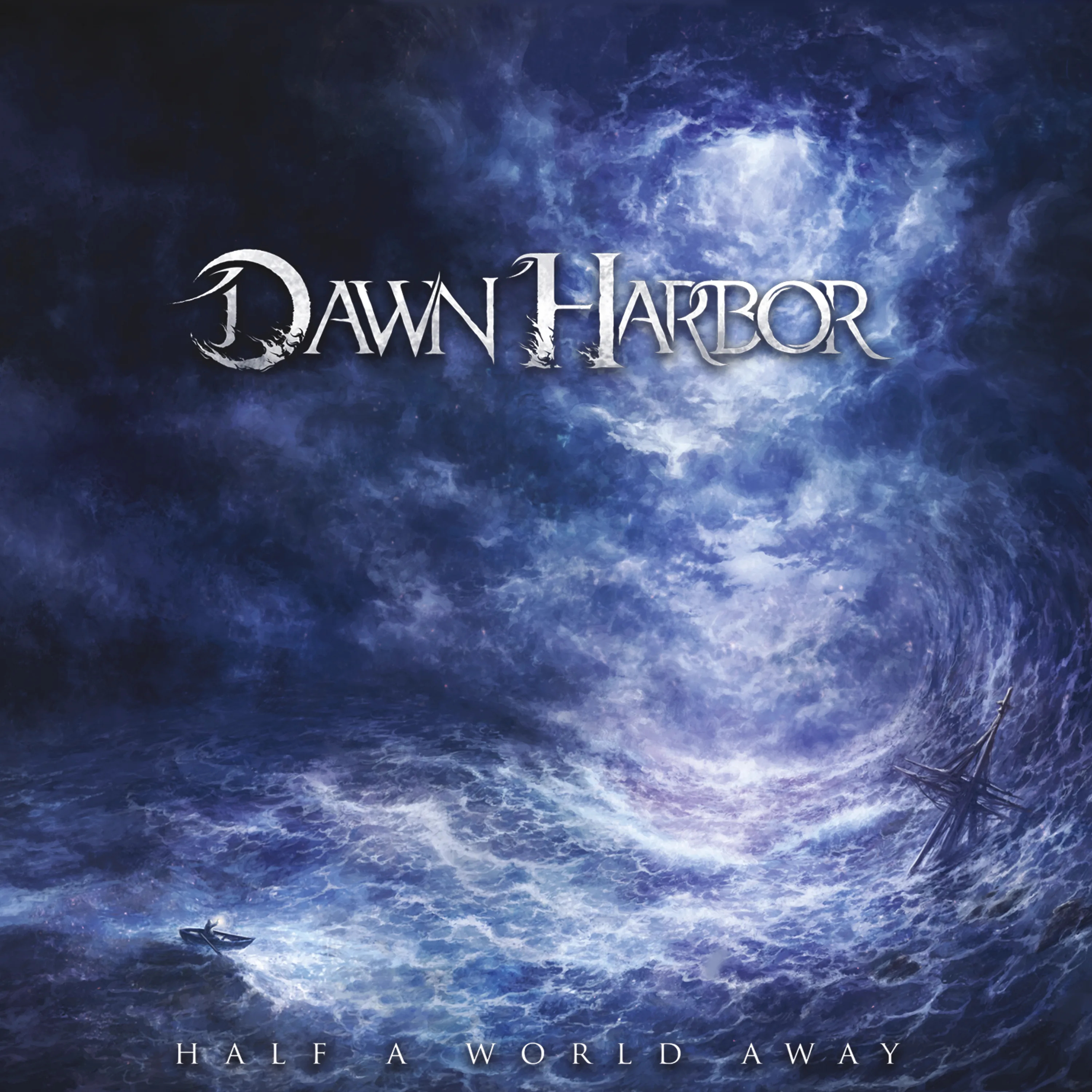 Official album cover art for the release Half a World Away by Dawn Harbor