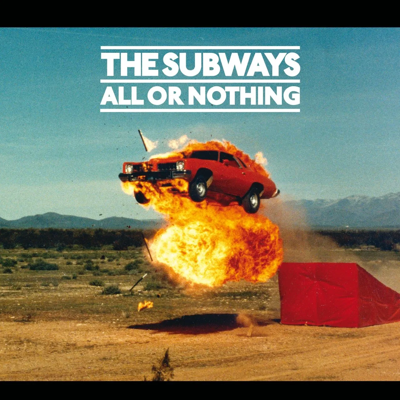 Official album cover art for the release All or Nothing by The Subways