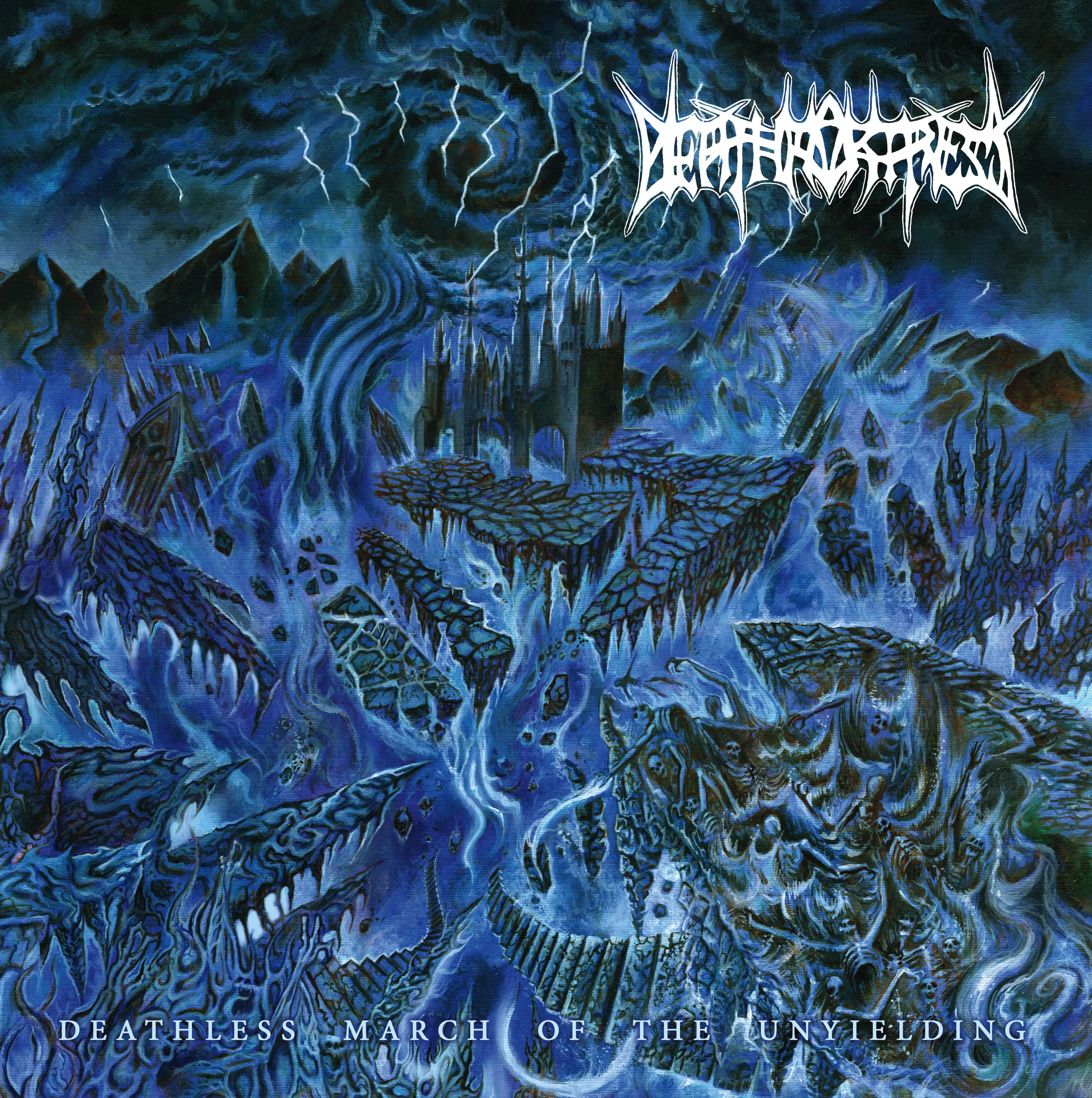 Official album cover artwork for Deathless March of the Unyielding by Death Fortress