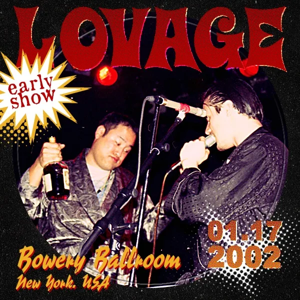Official album cover art for the release 2002-01-17, early show: Bowery Ballroom, New York, NY, USA by Lovage