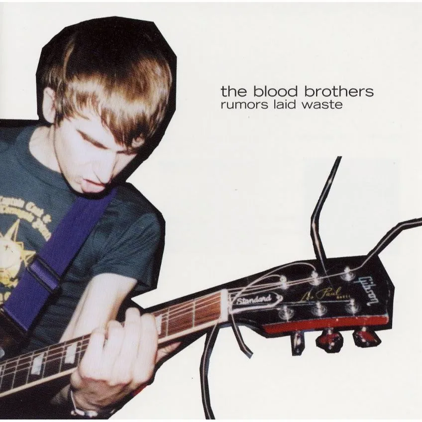 Official album cover art for the release Rumors Laid Waste by The Blood Brothers