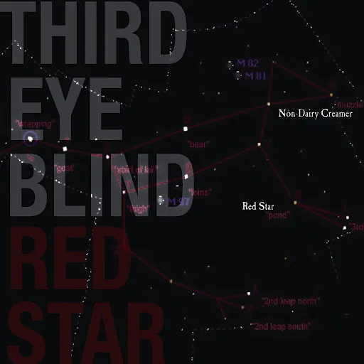 Non‐Dairy Creamer song track artwork featured on the album Red Star by Third Eye Blind