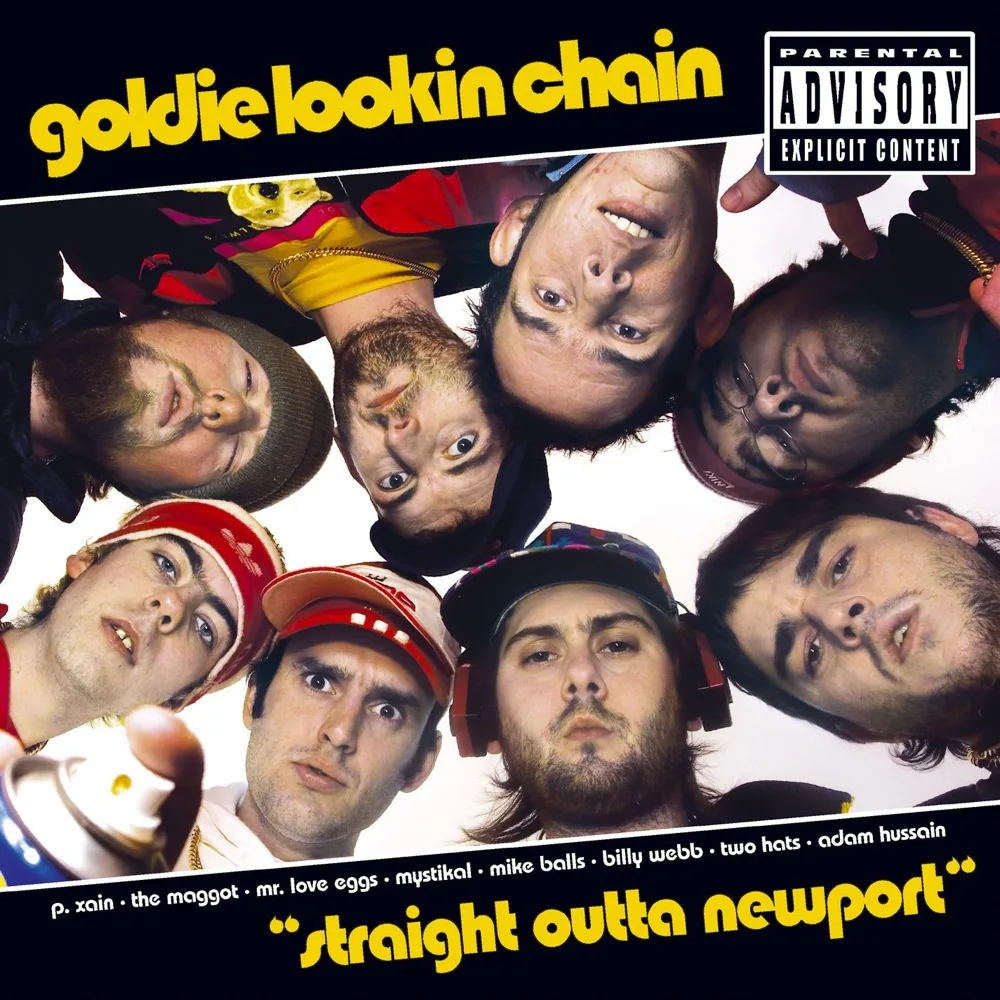 Official album cover artwork for “Straight Outta Newport” by Goldie Lookin Chain