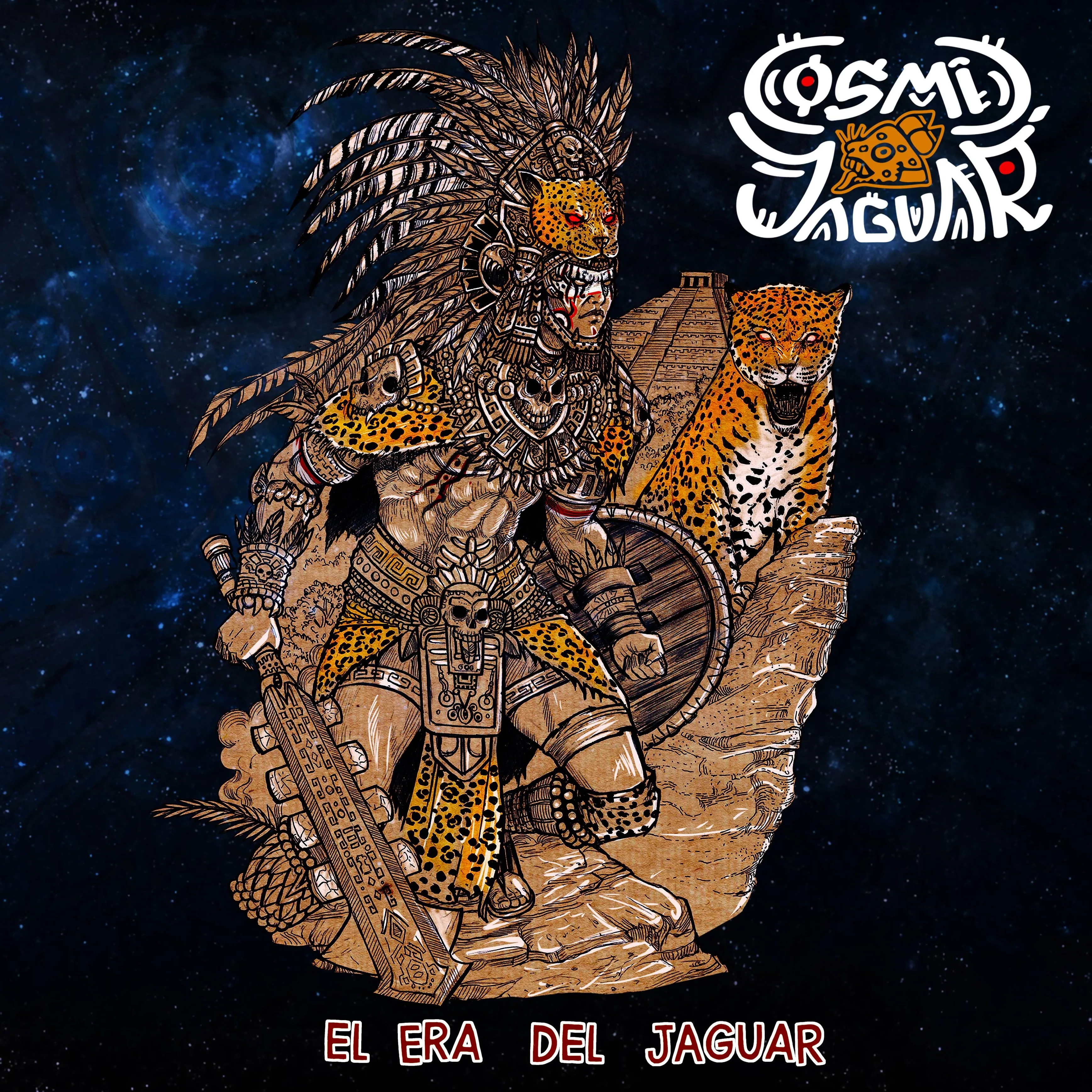 Official album cover art for the release El Era del Jaguar by Cosmic Jaguar
