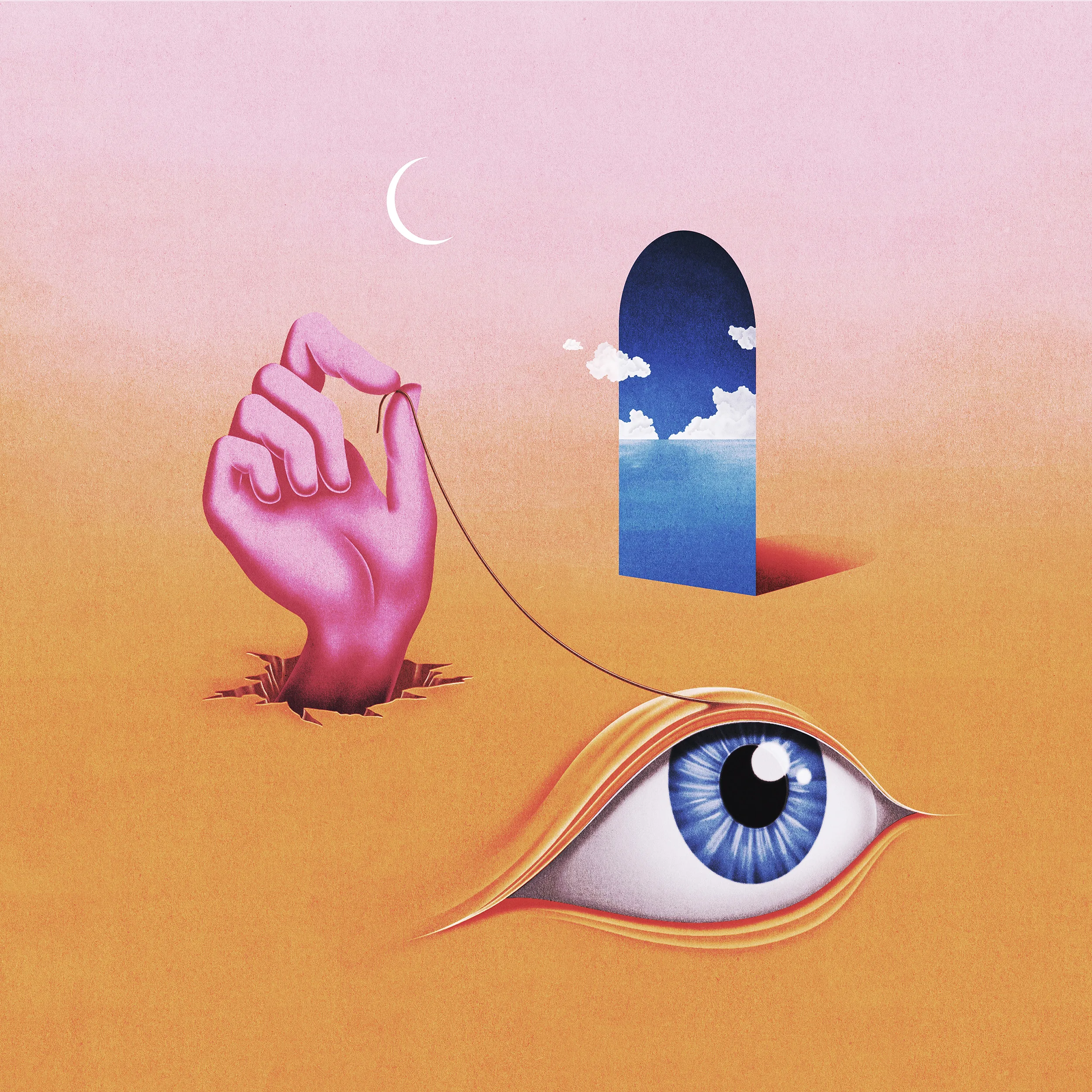Official album cover art for the release Hideaway by Wavves