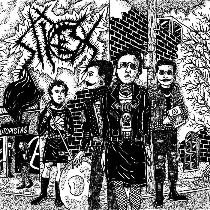 Official album cover art for the release Utopistas by Stress