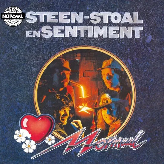 Official album cover art for the release Steen stoal en sentiment by Normaal